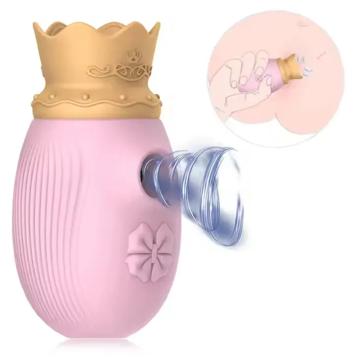 Vibrator màu hồng có nhánh phụ - chưa rõ model