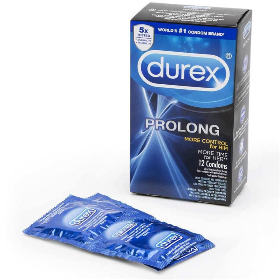 Bao Cao Su Kéo Dài Thời Gian Quan Hệ Durex Prolong