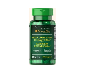 Puritan’s Pride Green Coffee Bean – Hỗ trợ ăn kiêng